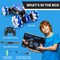 Dual Control Twisted Car Blue Remote & Gesture Control 360° Rotation, All-Direction Drift, 45° Inclined Climbing Stunt Toy for Kids & Adults